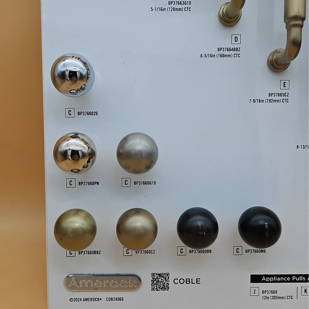 Amerock Salesman Display Piece Appliance Pulls 2024